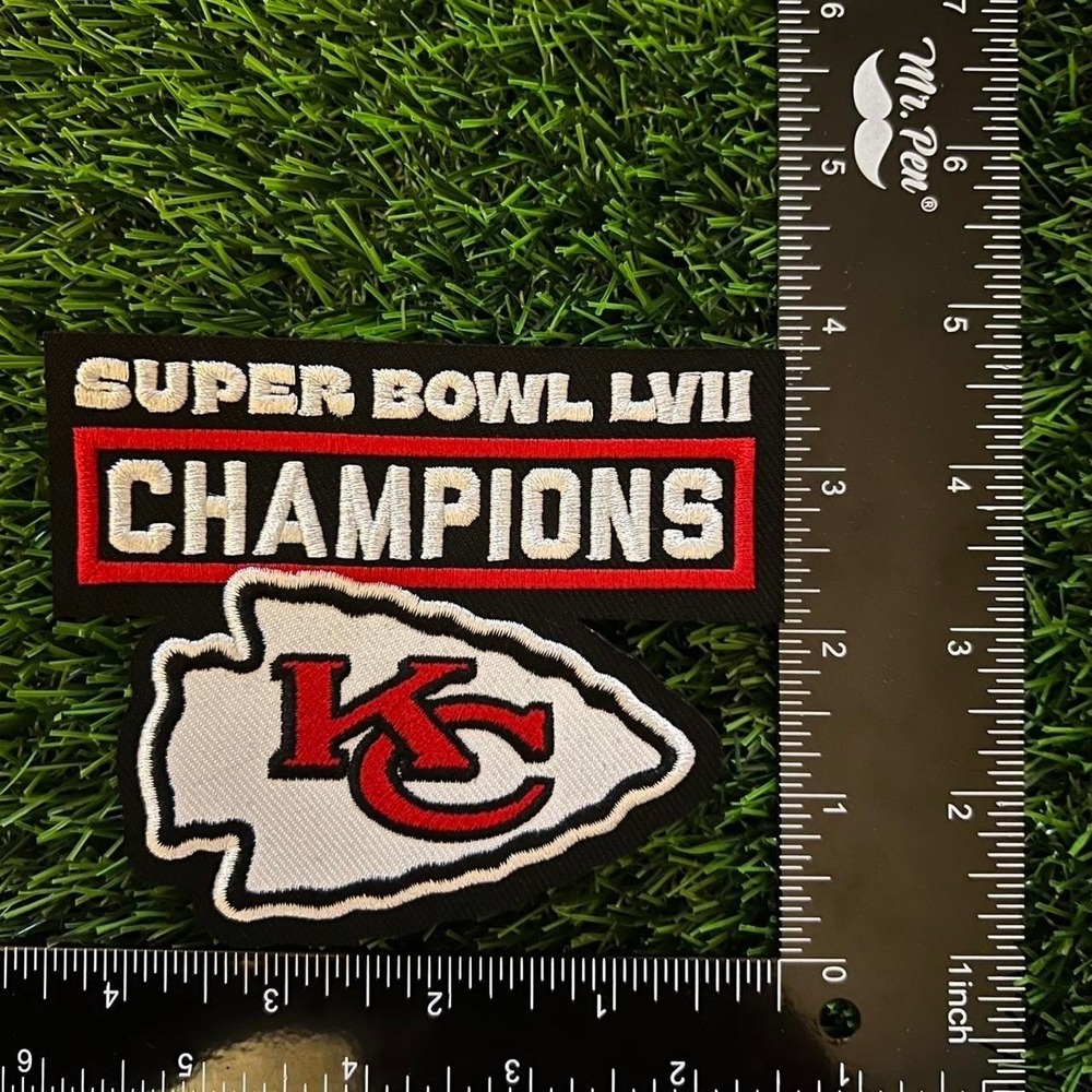 Kansas City Chiefs Super Bowl LVII Champions embroidered iron on patch